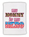 My Mommy is My Hero - Armed Forces - Pink Micro Terry Sport Towel 15 X 22 inches by TooLoud-Sport Towel-TooLoud-White-Davson Sales