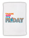 Thank God It's Friday Mixed Drink Micro Terry Sport Towel 15 X 22 inches-Sport Towel-TooLoud-White-Davson Sales