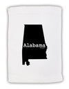 Alabama - United States Shape Micro Terry Sport Towel 11 x 18 Inch by TooLoud-Sport Towel-TooLoud-White-Davson Sales