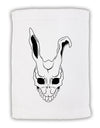 Scary Face Bunny White Micro Terry Sport Towel 11 x 18 inches-TooLoud-White-Davson Sales