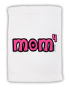 Mom to the Fourth Power - Cute Mom of 4 Design Micro Terry Sport Towel 15 X 22 inches by TooLoud-Sport Towel-TooLoud-White-Davson Sales