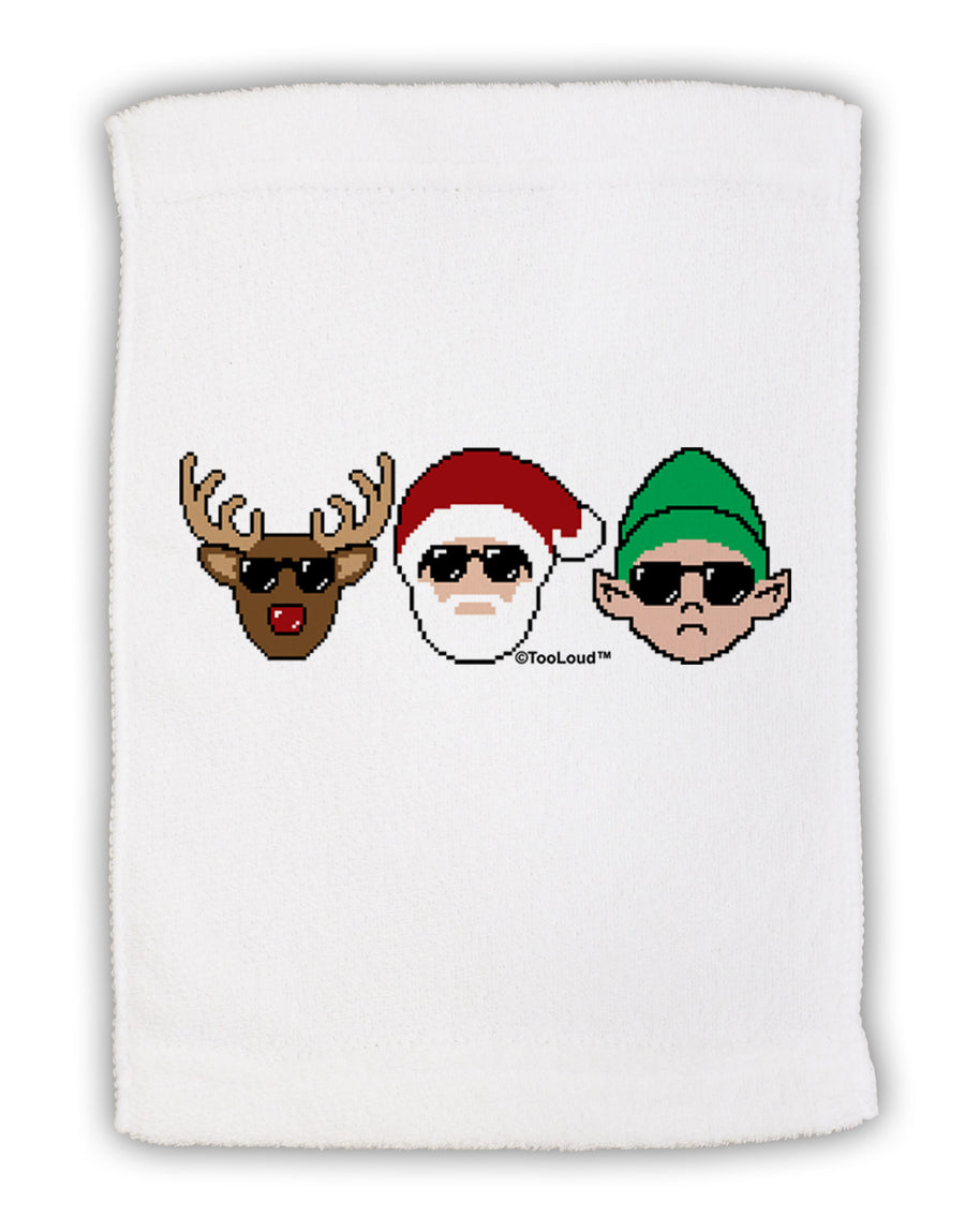 The X-mas Squad Micro Terry Sport Towel 11 x 18 inches-TooLoud-White-Davson Sales