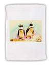 Magellanic Penguin Watercolor Micro Terry Sport Towel 11 x 18 inches-TooLoud-White-Davson Sales