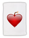 Love Bomb Micro Terry Sport Towel 11 x 18 inches-TooLoud-White-Davson Sales