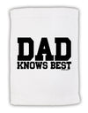 Dad Knows Best Micro Terry Sport Towel 15 X 22 inches by TooLoud-Sport Towel-TooLoud-White-Davson Sales