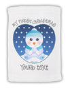 Personalized My First Christmas Snowbaby Blue Micro Terry Sport Towel 15 X 22 inches-Sport Towel-TooLoud-White-Davson Sales