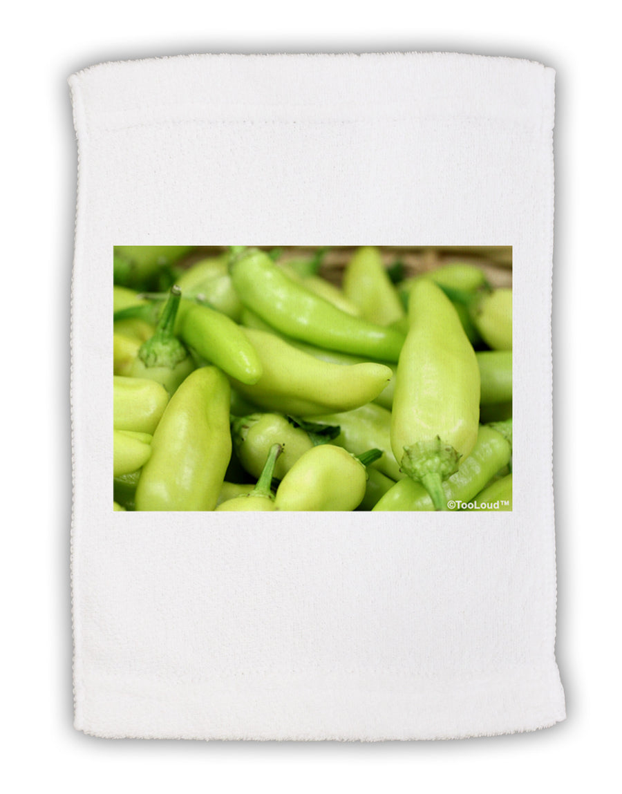Buy Local - Jalapenos Micro Terry Sport Towel 11 x 18 inches-TooLoud-White-Davson Sales