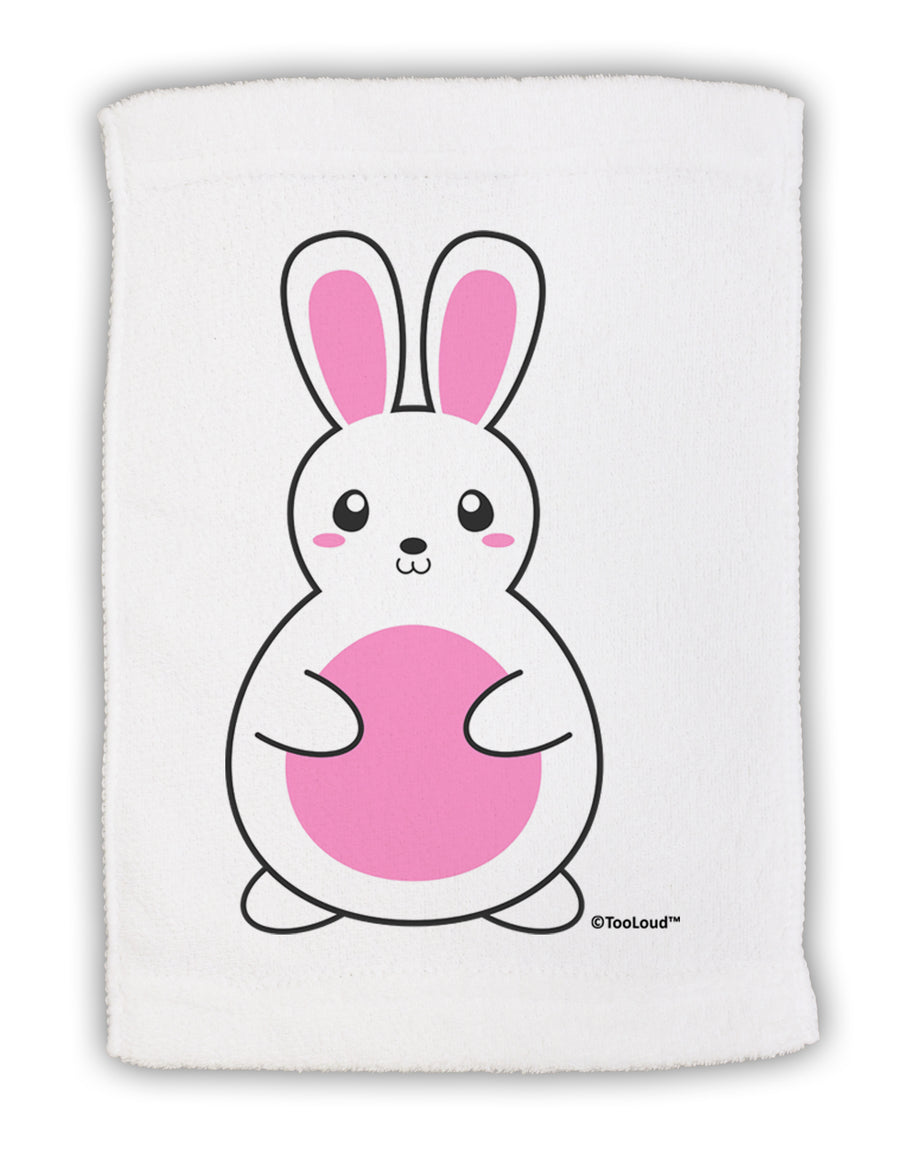 Cute Easter Bunny - Pink Micro Terry Sport Towel 11 x 18 Inch by TooLoud-Sport Towel-TooLoud-White-Davson Sales