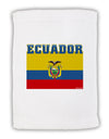 Ecuador Flag Micro Terry Sport Towel 11 x 18 inches-TooLoud-White-Davson Sales