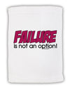 Failure Is Not An Option Distressed Micro Terry Sport Towel 11 x 18 Inch by TooLoud-Sport Towel-TooLoud-White-Davson Sales