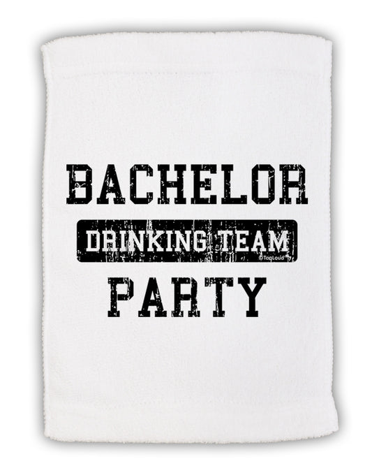 Bachelor Party Drinking Team - Distressed Micro Terry Sport Towel 15 X 22 inches-Sport Towel-TooLoud-White-Davson Sales