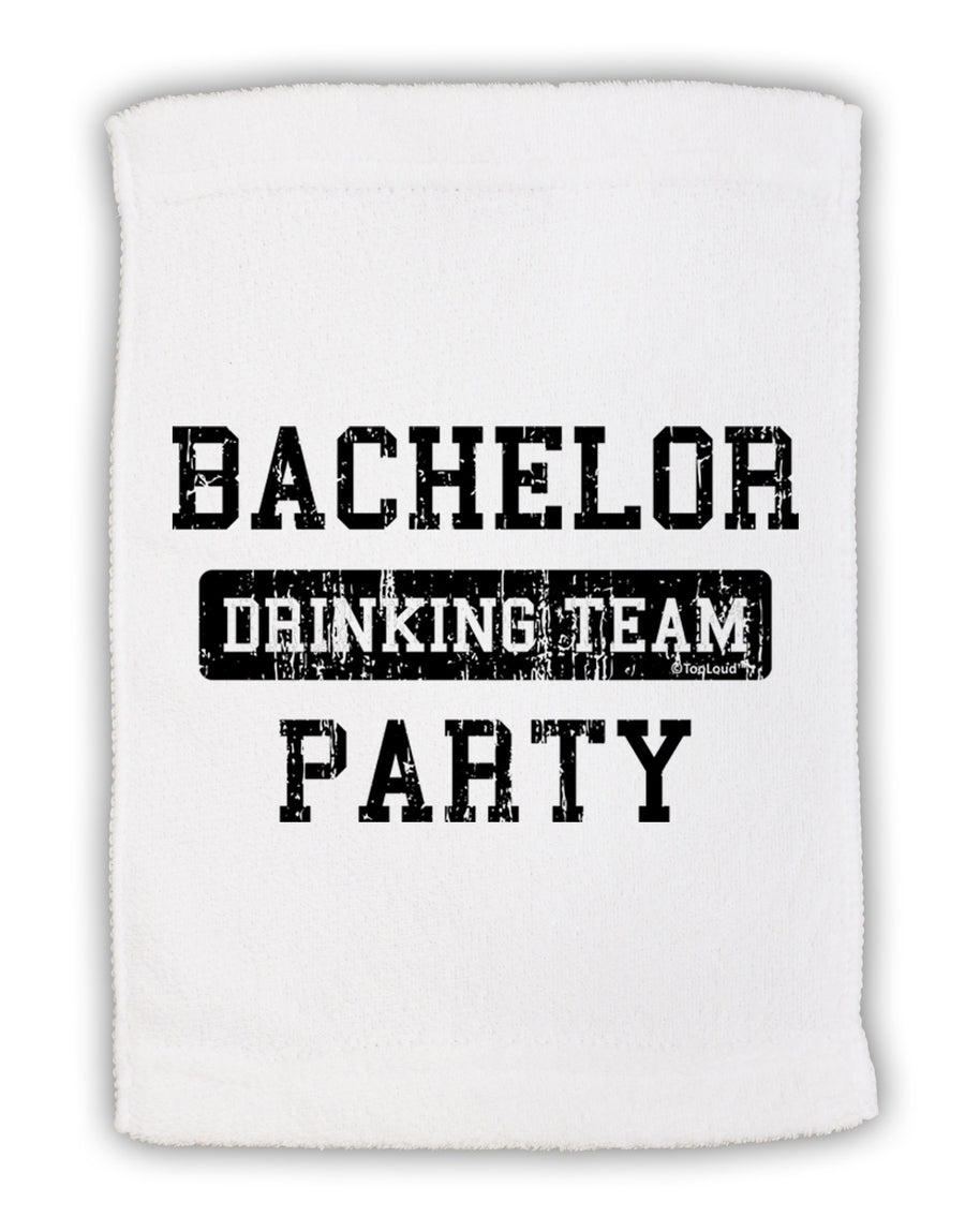 Bachelor Party Drinking Team - Distressed Micro Terry Sport Towel 15 X 22 inches-Sport Towel-TooLoud-White-Davson Sales