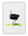 Ostrich Watercolor Micro Terry Sport Towel 11 x 18 inches-TooLoud-White-Davson Sales