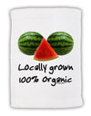 Locally Grown Organic Melons Micro Terry Sport Towel 11 x 18 inches-TooLoud-White-Davson Sales
