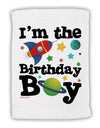 I'm the Birthday Boy - Outer Space Design Micro Terry Sport Towel 11 x 18 Inch by TooLoud-Sport Towel-TooLoud-White-Davson Sales