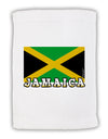 Jamaica Flag Micro Terry Sport Towel 11 x 18 inches-TooLoud-White-Davson Sales