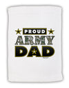 Proud Army Dad Micro Terry Sport Towel 11 x 18 inches-TooLoud-White-Davson Sales