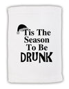 Season To Be Drunk BnW Micro Terry Sport Towel 11 x 18 inches-TooLoud-White-Davson Sales