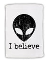 Extraterrestrial - I Believe Distressed Micro Terry Sport Towel 11 x 18 Inch by TooLoud-Sport Towel-TooLoud-White-Davson Sales