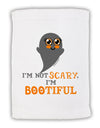 BOOtiful Ghost Orange Micro Terry Sport Towel 11 x 18 inches-TooLoud-White-Davson Sales