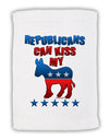 Republicans Can Kiss My - Democrat Micro Terry Sport Towel 11 x 18 inches-TooLoud-White-Davson Sales