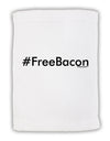 Hashtag Free Bacon Micro Terry Sport Towel 11 x 18 inches-TooLoud-White-Davson Sales