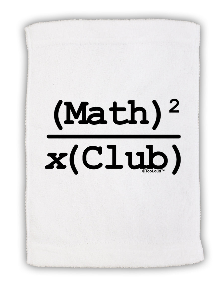 Math Club Micro Terry Sport Towel 15 X 22 inches by TooLoud-Sport Towel-TooLoud-White-Davson Sales