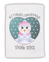 Personalized My First Christmas Snowbaby Girl Micro Terry Sport Towel 15 X 22 inches-Sport Towel-TooLoud-White-Davson Sales