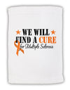 MS - We Will Find A Cure Micro Terry Sport Towel 15 X 22 inches-Sport Towel-TooLoud-White-Davson Sales