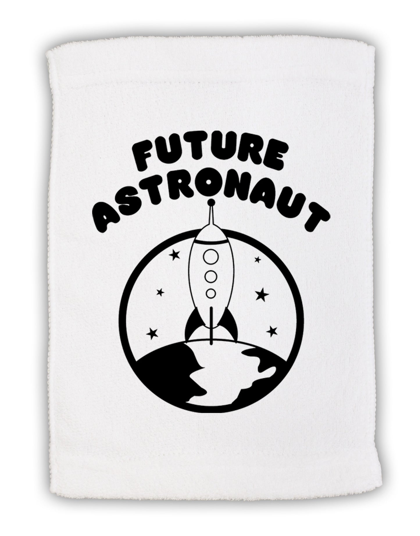 Future Astronaut Micro Terry Sport Towel 11 x 18 inches-TooLoud-White-Davson Sales