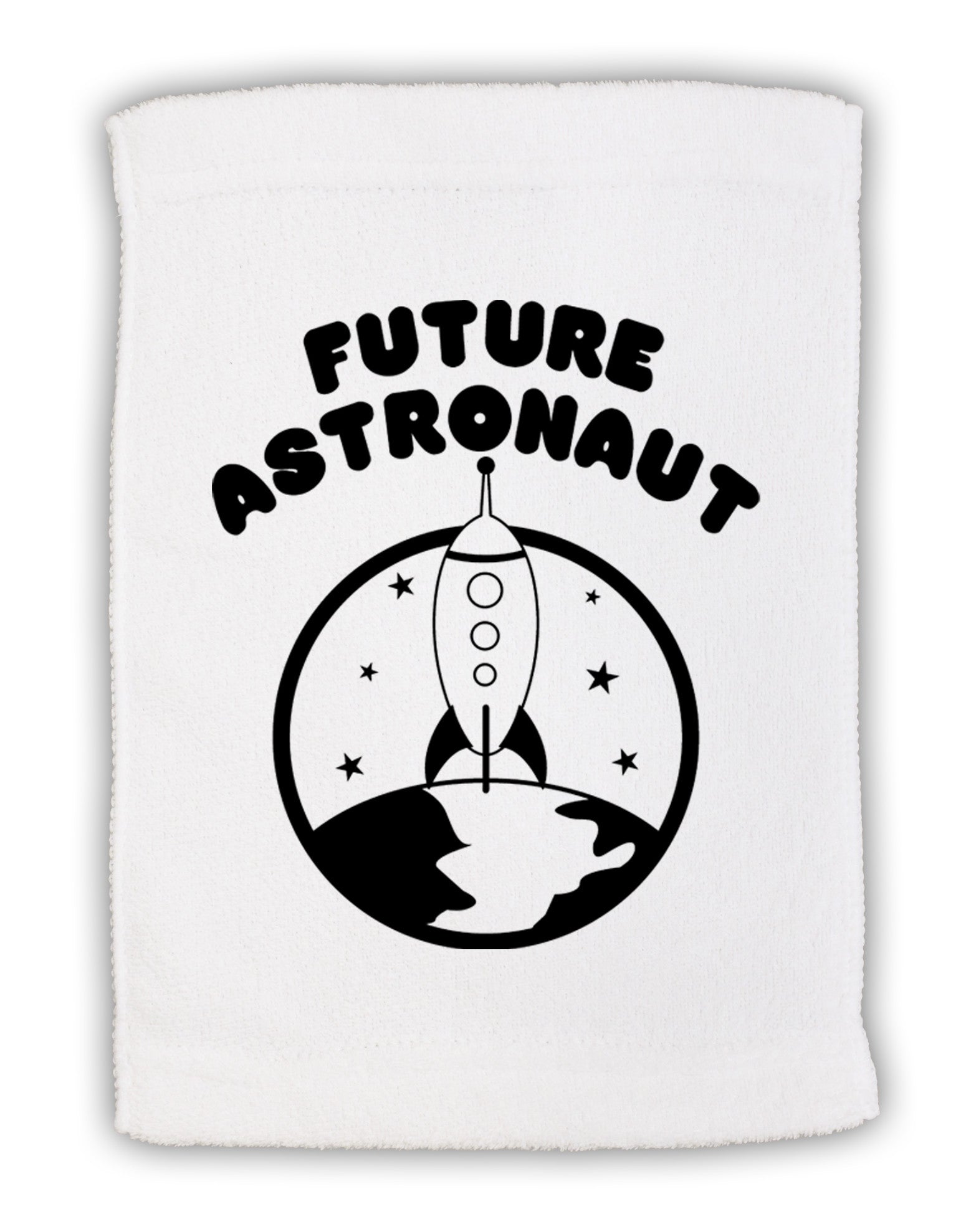 Future Astronaut Micro Terry Sport Towel 11 x 18 inches-TooLoud-White-Davson Sales