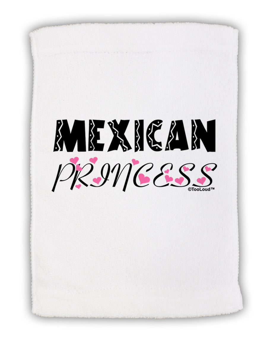 Mexican Princess - Cinco de Mayo Micro Terry Sport Towel 11 x 18 Inch by TooLoud-Sport Towel-TooLoud-White-Davson Sales