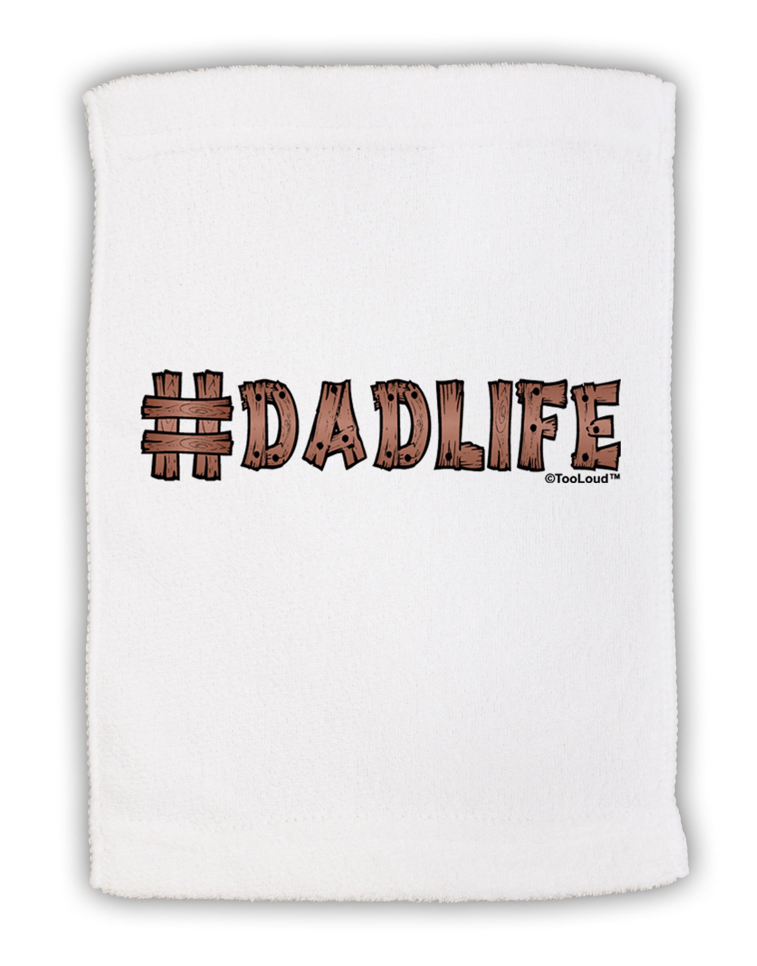 Hashtag Dadlife Micro Terry Sport Towel 15 X 22 inches by TooLoud-Sport Towel-TooLoud-White-Davson Sales