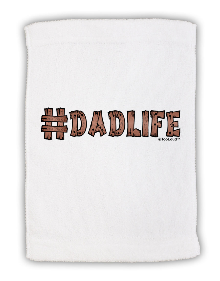 Hashtag Dadlife Micro Terry Sport Towel 15 X 22 inches by TooLoud-Sport Towel-TooLoud-White-Davson Sales