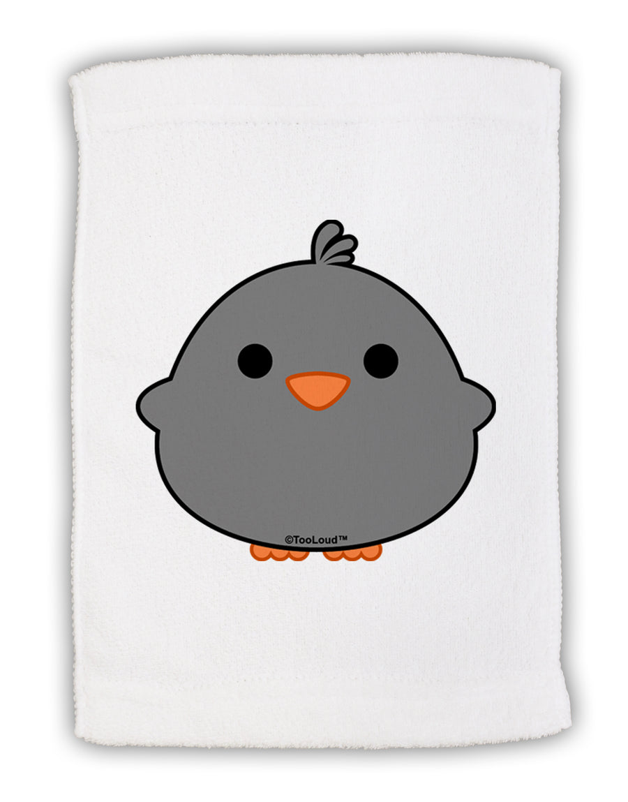 Cute Little Chick - Black Micro Terry Sport Towel 11 x 18 Inch by TooLoud-Sport Towel-TooLoud-White-Davson Sales