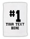 Personalized Number 1 Micro Terry Sport Towel 15 X 22 inches by TooLoud-Sport Towel-TooLoud-White-Davson Sales