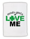 Irish Girls Love Me Micro Terry Sport Towel 11 x 18 inches-TooLoud-White-Davson Sales