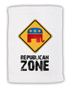 Republican Zone Micro Terry Sport Towel 11 x 18 inches-TooLoud-White-Davson Sales