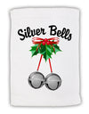 Silver Bells Micro Terry Sport Towel 15 X 22 inches by TooLoud-Sport Towel-TooLoud-White-Davson Sales