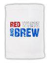 Red White and Brew Color Micro Terry Sport Towel 15 X 22 inches by TooLoud-Sport Towel-TooLoud-White-Davson Sales