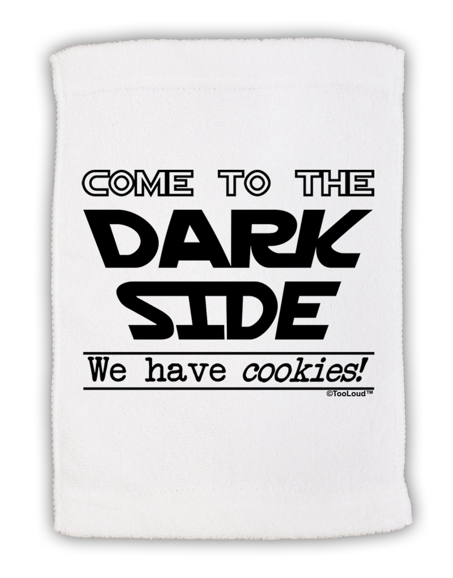 Come To The Dark Side - Cookies Micro Terry Sport Towel 15 X 22 inches by TooLoud-Sport Towel-TooLoud-White-Davson Sales