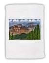 Colorado Mountains Forrest Text Micro Terry Sport Towel 11 x 18 inches-TooLoud-White-Davson Sales