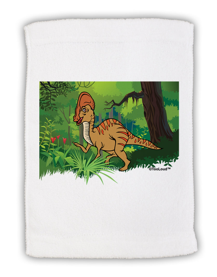 Parasaurolophus Walkeri - Without Name Micro Terry Sport Towel 15 X 22 inches by TooLoud-Sport Towel-TooLoud-White-Davson Sales