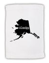 Alaska - United States Shape Micro Terry Sport Towel 11 x 18 Inch-Sport Towel-TooLoud-White-Davson Sales