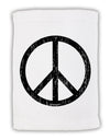 Peace Sign Symbol - Distressed Micro Terry Sport Towel 15 X 22 inches-Sport Towel-TooLoud-White-Davson Sales