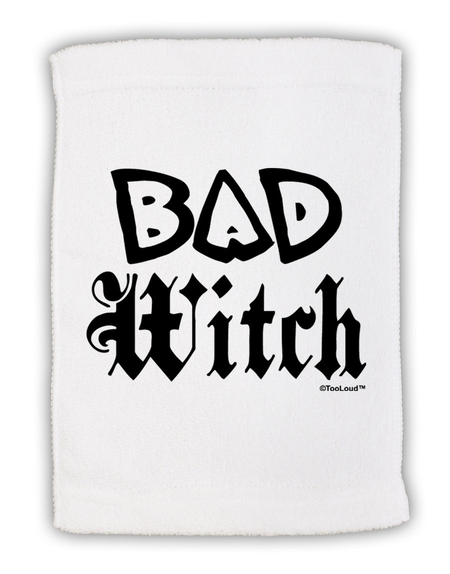 Bad Witch Micro Terry Sport Towel 11 x 18 inches-TooLoud-White-Davson Sales