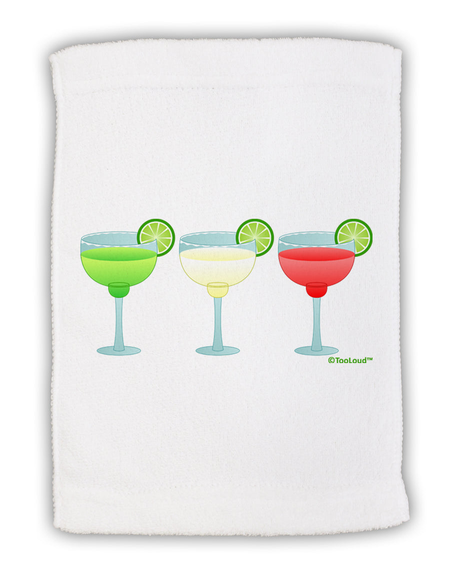 Margaritas - Mexican Flag Colors - Cinco de Mayo Micro Terry Sport Towel 11 x 18 Inch by TooLoud-Sport Towel-TooLoud-White-Davson Sales