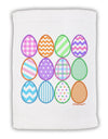 Cute Faux Applique Easter Eggs Micro Terry Sport Towel 11 x 18 inches-Sport Towel-TooLoud-White-Davson Sales