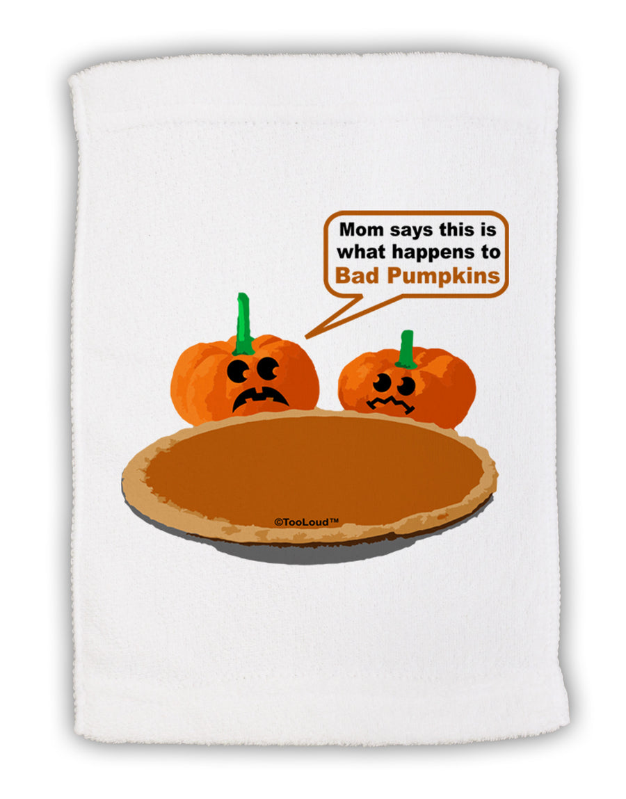 Bad Pumpkins Micro Terry Sport Towel 11 x 18 inches-TooLoud-White-Davson Sales