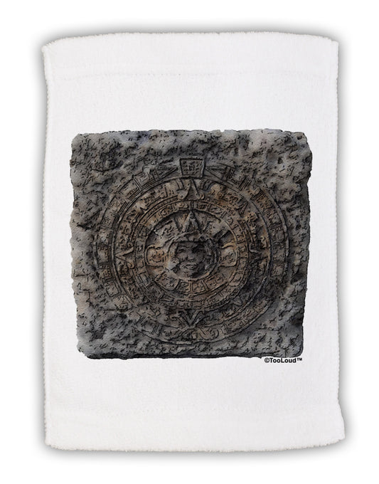 Stone Carving Watercolor Micro Terry Sport Towel 11 x 18 inches-TooLoud-White-Davson Sales